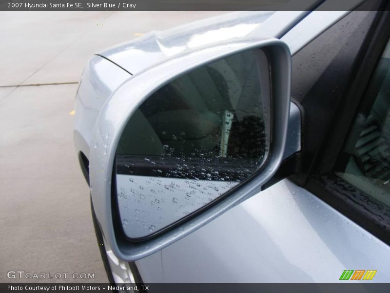 Silver Blue / Gray 2007 Hyundai Santa Fe SE