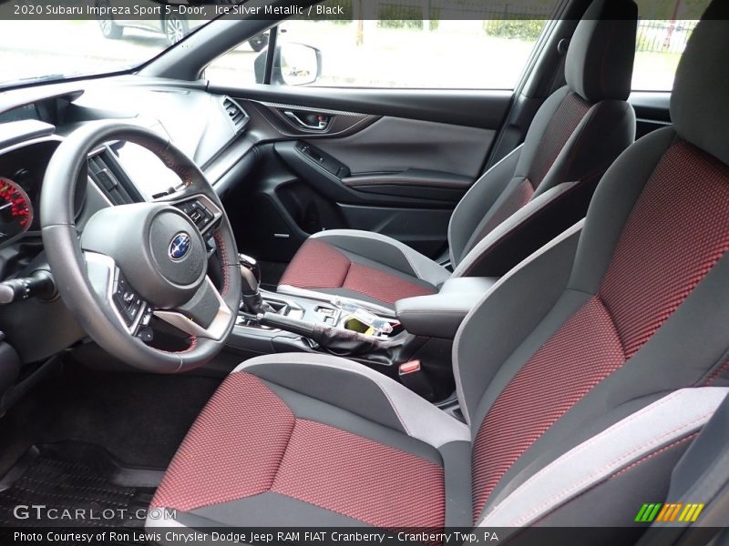 Front Seat of 2020 Impreza Sport 5-Door