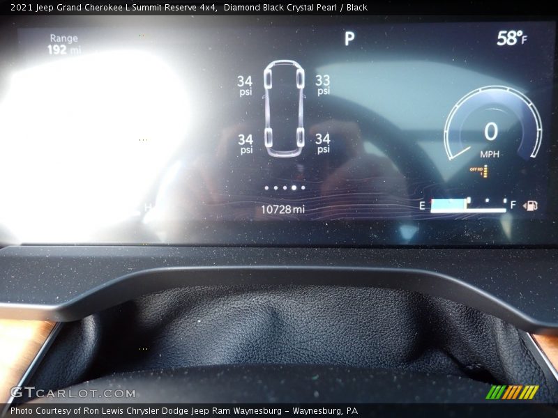 Diamond Black Crystal Pearl / Black 2021 Jeep Grand Cherokee L Summit Reserve 4x4