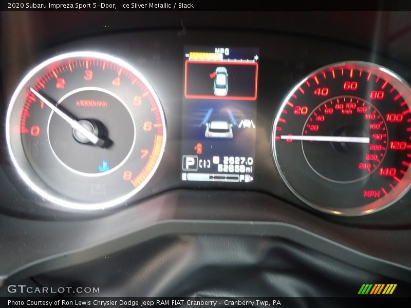 Ice Silver Metallic / Black 2020 Subaru Impreza Sport 5-Door