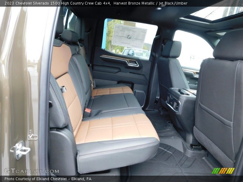 Rear Seat of 2023 Silverado 1500 High Country Crew Cab 4x4