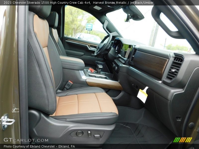 Front Seat of 2023 Silverado 1500 High Country Crew Cab 4x4