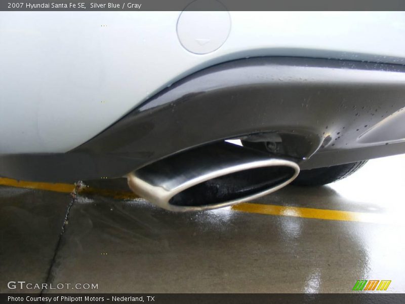 Silver Blue / Gray 2007 Hyundai Santa Fe SE