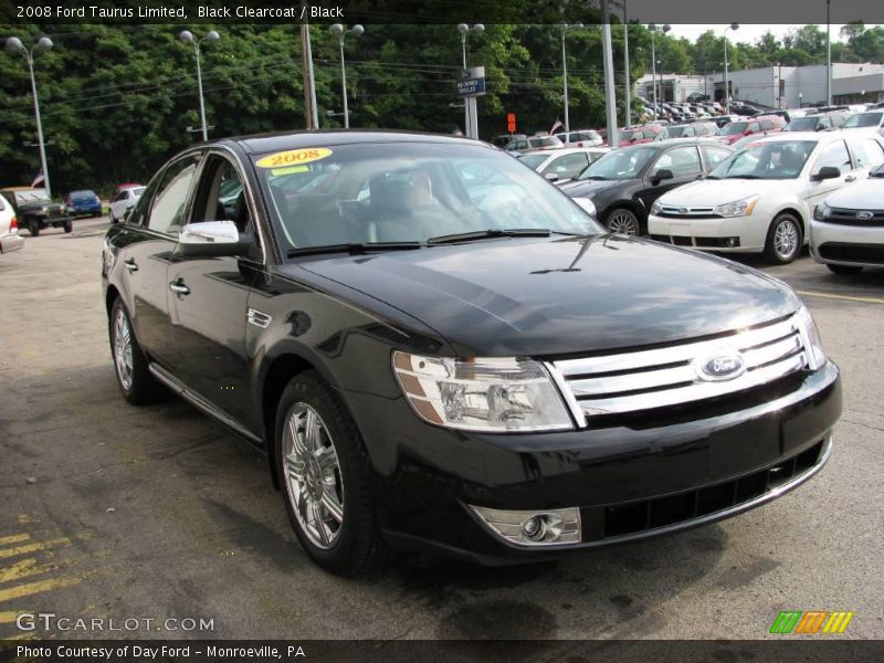 Black Clearcoat / Black 2008 Ford Taurus Limited