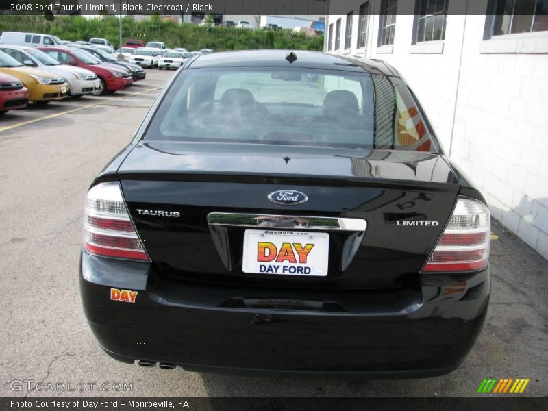 Black Clearcoat / Black 2008 Ford Taurus Limited