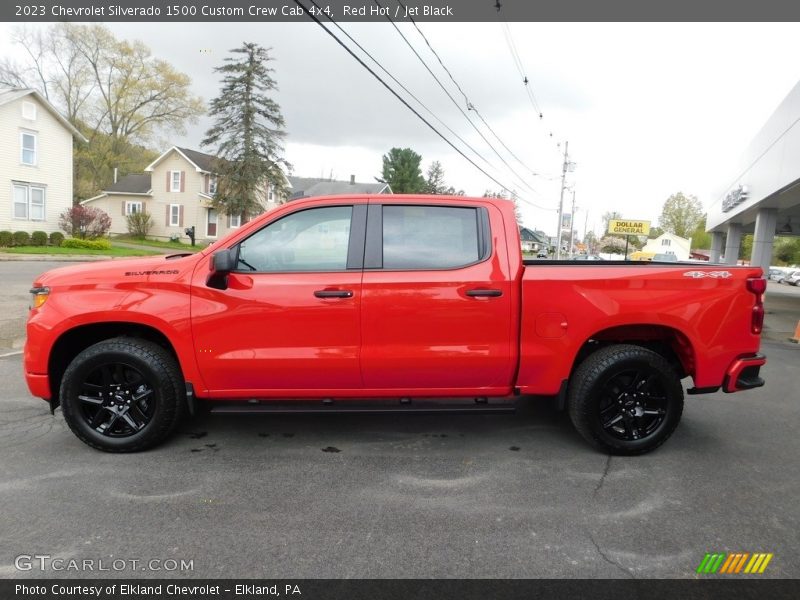  2023 Silverado 1500 Custom Crew Cab 4x4 Red Hot