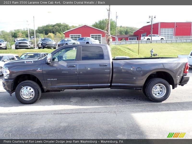 Granite Crystal Metallic / Black 2023 Ram 3500 Laramie Crew Cab 4x4