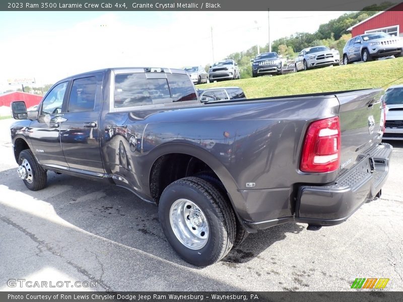 Granite Crystal Metallic / Black 2023 Ram 3500 Laramie Crew Cab 4x4