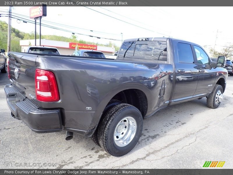 Granite Crystal Metallic / Black 2023 Ram 3500 Laramie Crew Cab 4x4