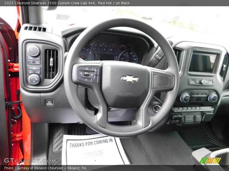  2023 Silverado 1500 Custom Crew Cab 4x4 Steering Wheel