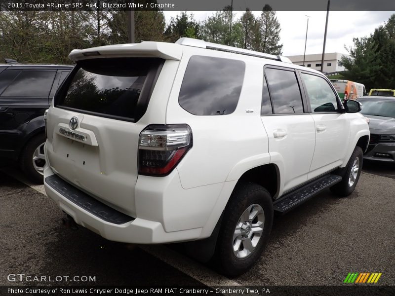 Blizzard White / Graphite 2015 Toyota 4Runner SR5 4x4