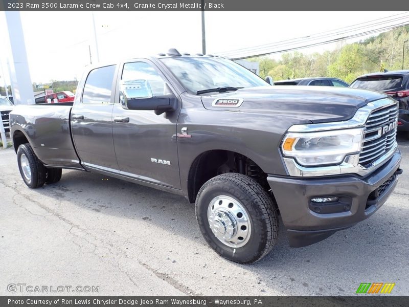 Front 3/4 View of 2023 3500 Laramie Crew Cab 4x4