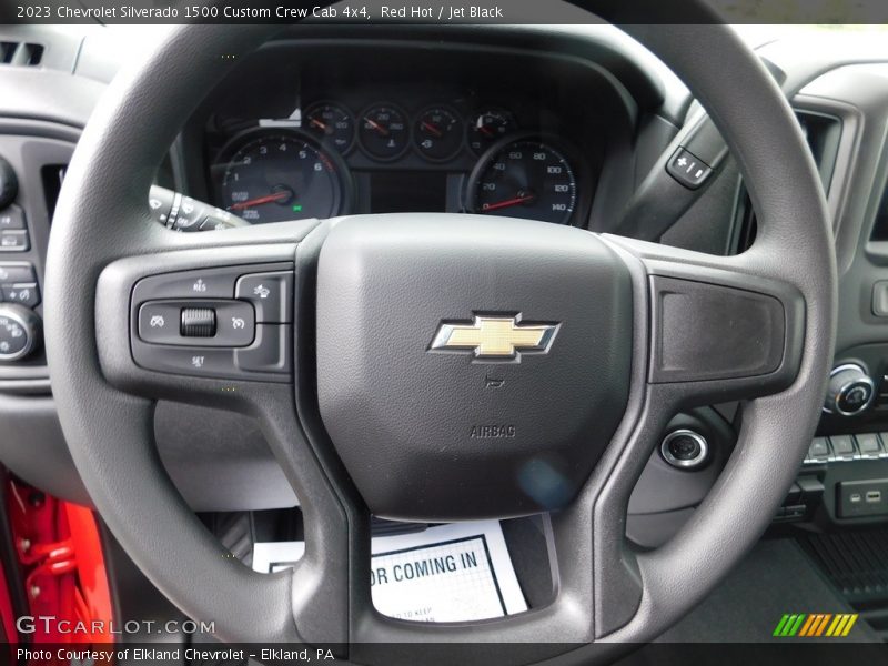  2023 Silverado 1500 Custom Crew Cab 4x4 Steering Wheel