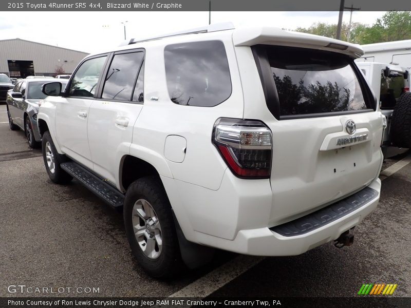 Blizzard White / Graphite 2015 Toyota 4Runner SR5 4x4