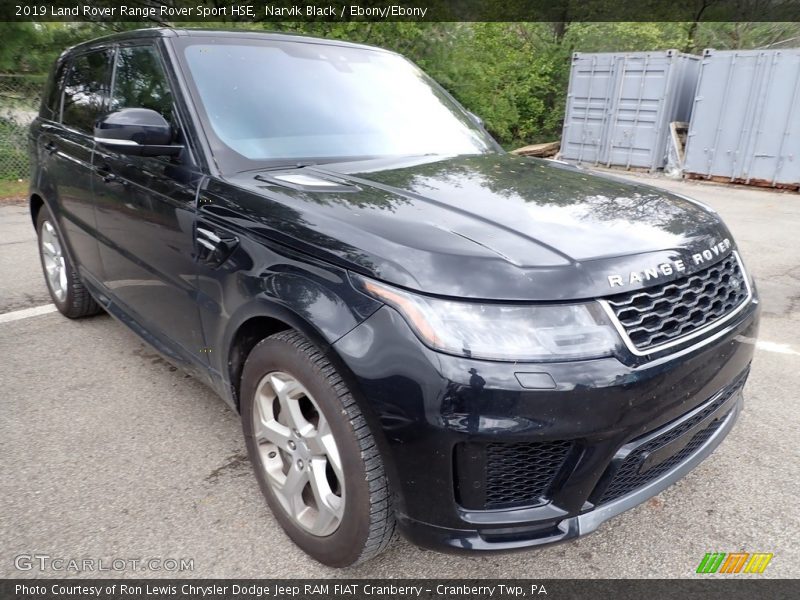 Narvik Black / Ebony/Ebony 2019 Land Rover Range Rover Sport HSE