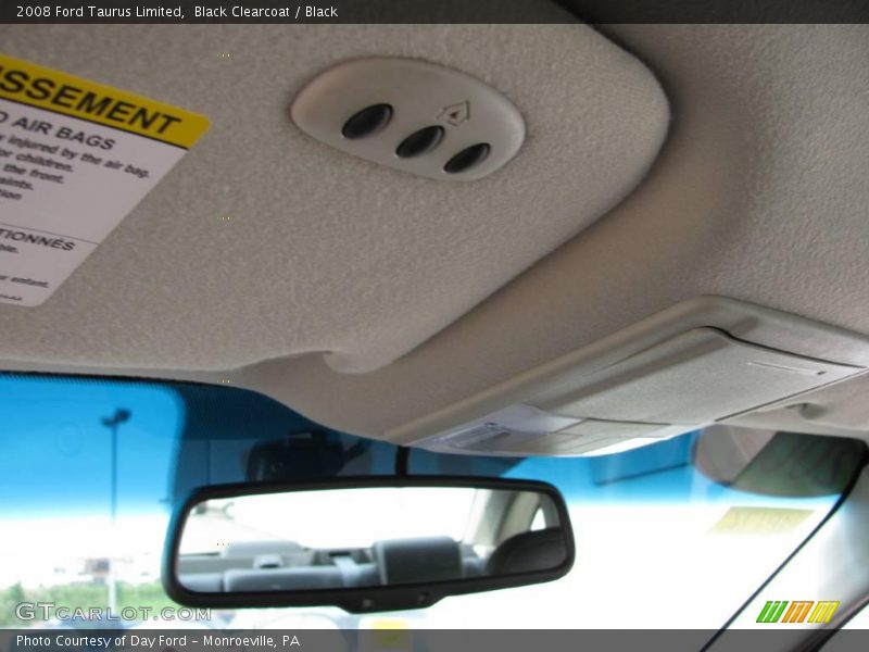 Black Clearcoat / Black 2008 Ford Taurus Limited