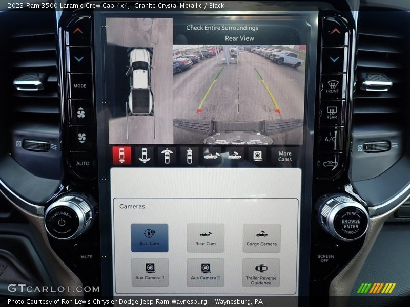 Granite Crystal Metallic / Black 2023 Ram 3500 Laramie Crew Cab 4x4