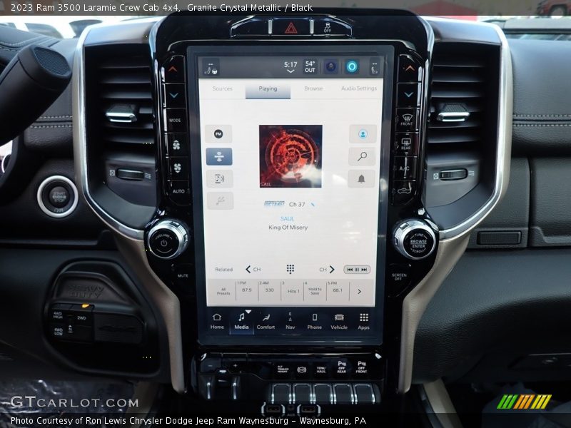 Granite Crystal Metallic / Black 2023 Ram 3500 Laramie Crew Cab 4x4