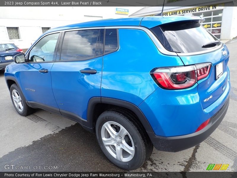 Laser Blue Pearl / Black 2023 Jeep Compass Sport 4x4
