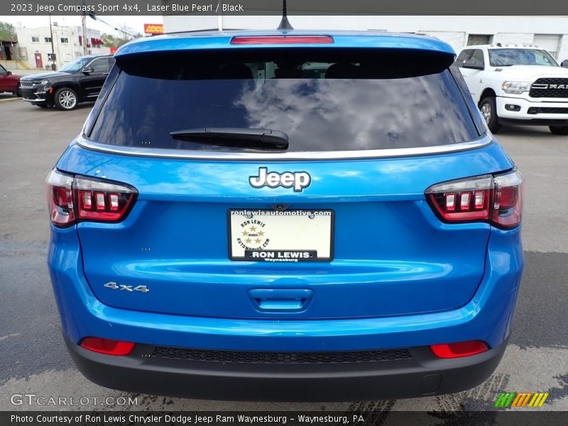 Laser Blue Pearl / Black 2023 Jeep Compass Sport 4x4