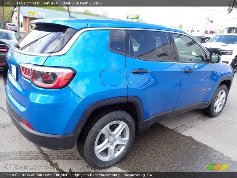 Laser Blue Pearl / Black 2023 Jeep Compass Sport 4x4