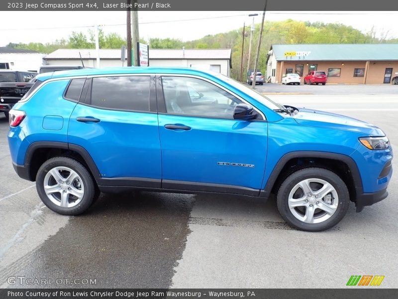 Laser Blue Pearl / Black 2023 Jeep Compass Sport 4x4