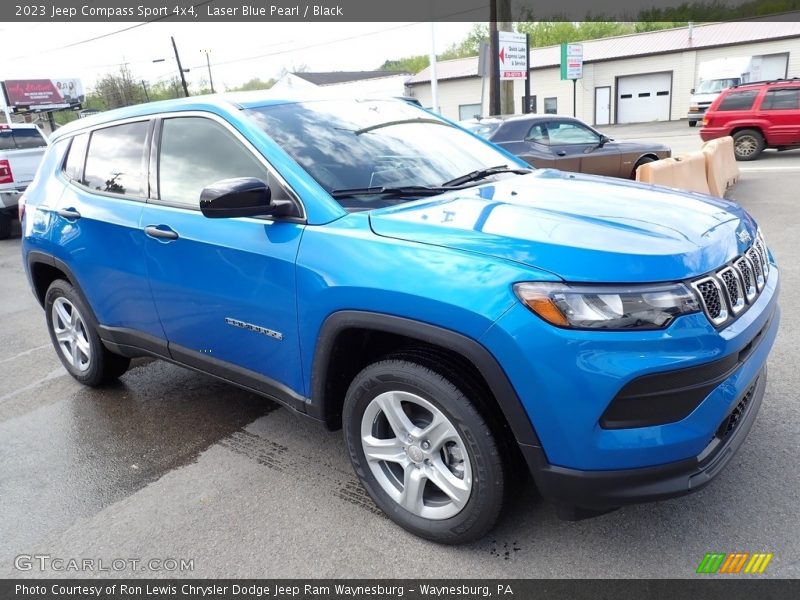 Laser Blue Pearl / Black 2023 Jeep Compass Sport 4x4