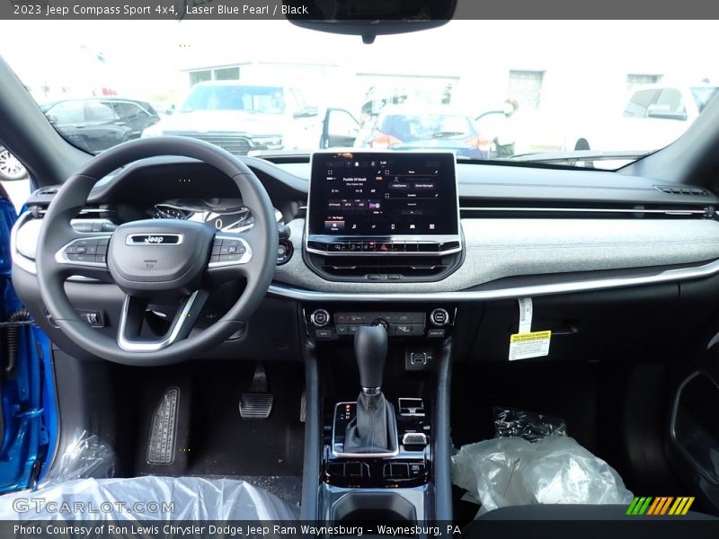 Laser Blue Pearl / Black 2023 Jeep Compass Sport 4x4