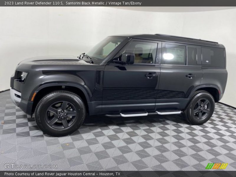 Santorini Black Metallic / Vintage Tan/Ebony 2023 Land Rover Defender 110 S
