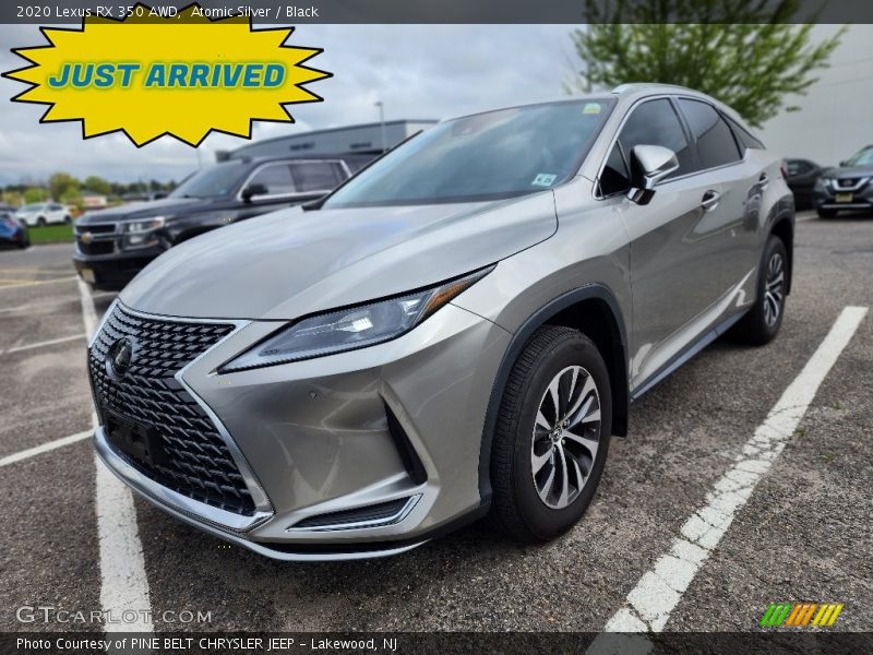 Atomic Silver / Black 2020 Lexus RX 350 AWD