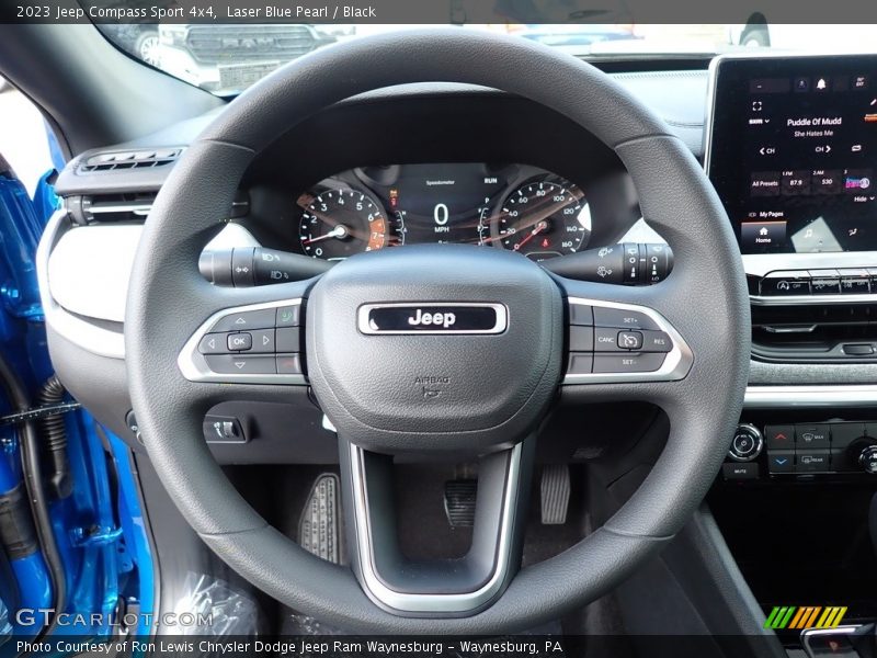 Laser Blue Pearl / Black 2023 Jeep Compass Sport 4x4