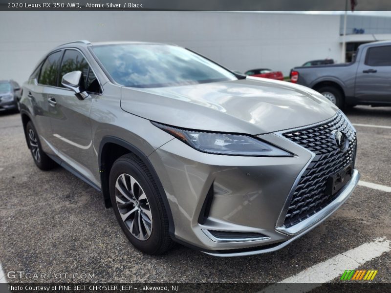 Atomic Silver / Black 2020 Lexus RX 350 AWD