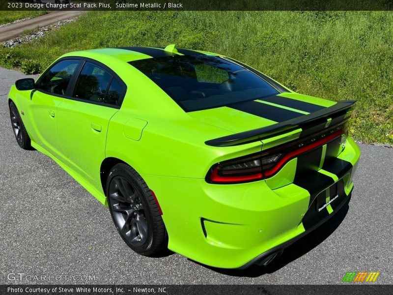 Sublime Metallic / Black 2023 Dodge Charger Scat Pack Plus