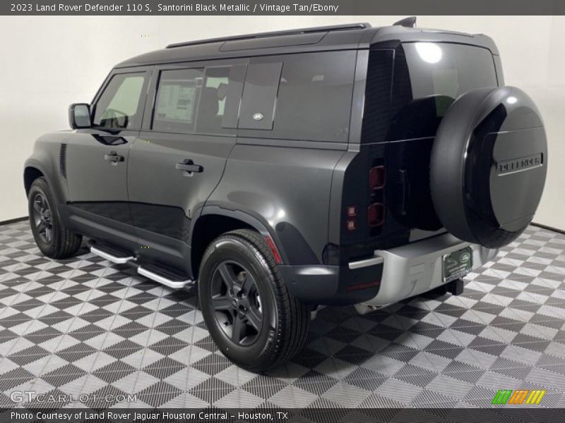 Santorini Black Metallic / Vintage Tan/Ebony 2023 Land Rover Defender 110 S