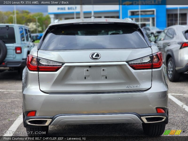 Atomic Silver / Black 2020 Lexus RX 350 AWD