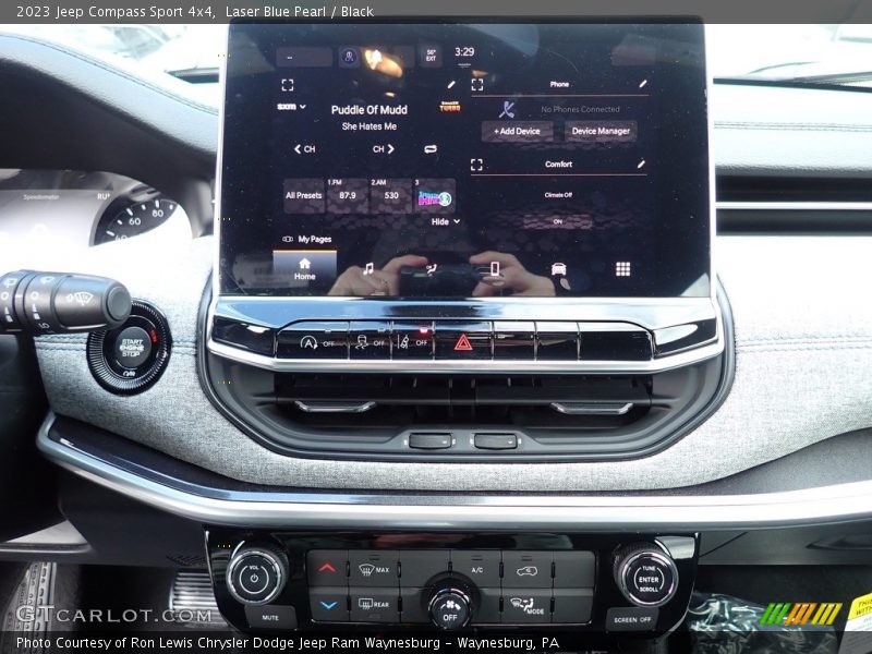 Laser Blue Pearl / Black 2023 Jeep Compass Sport 4x4