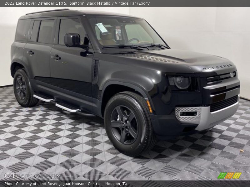 Santorini Black Metallic / Vintage Tan/Ebony 2023 Land Rover Defender 110 S
