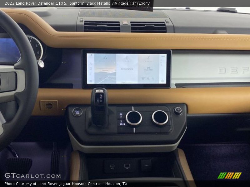 Santorini Black Metallic / Vintage Tan/Ebony 2023 Land Rover Defender 110 S