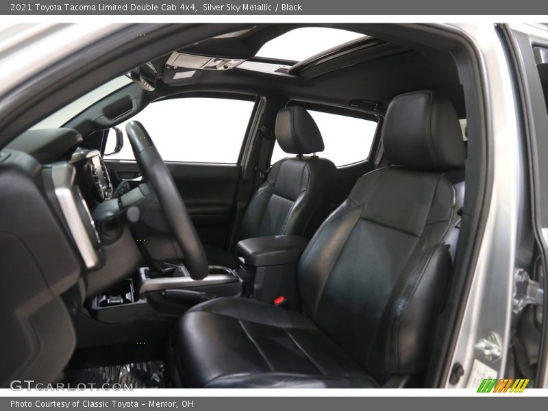Silver Sky Metallic / Black 2021 Toyota Tacoma Limited Double Cab 4x4
