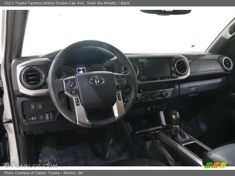 Silver Sky Metallic / Black 2021 Toyota Tacoma Limited Double Cab 4x4