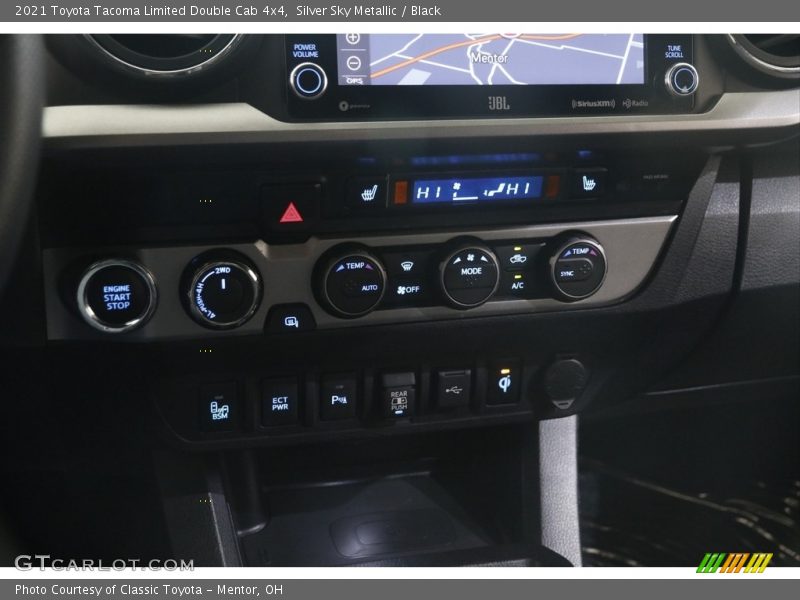 Silver Sky Metallic / Black 2021 Toyota Tacoma Limited Double Cab 4x4
