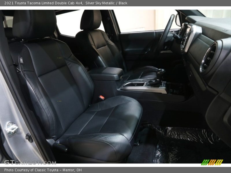 Silver Sky Metallic / Black 2021 Toyota Tacoma Limited Double Cab 4x4
