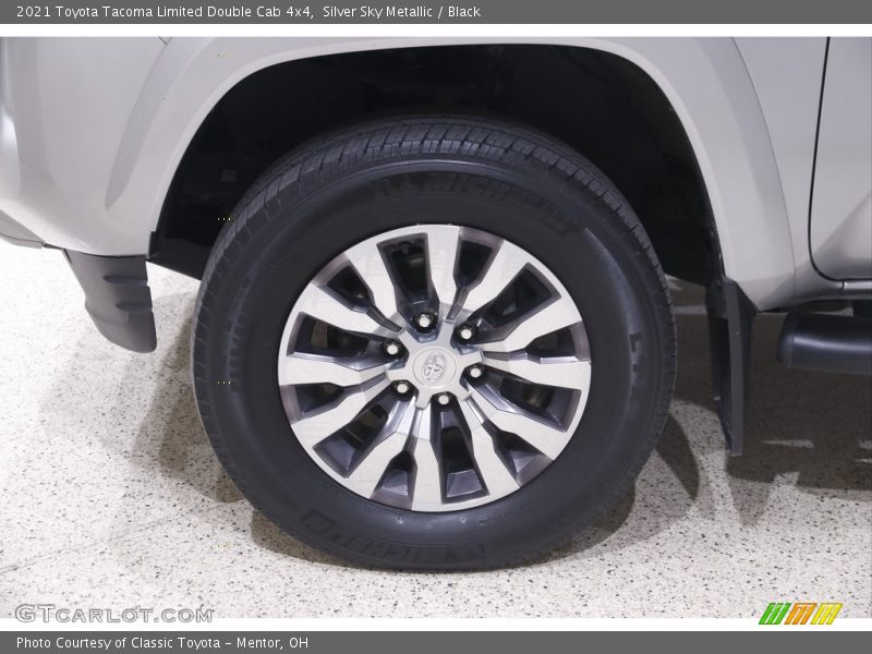 Silver Sky Metallic / Black 2021 Toyota Tacoma Limited Double Cab 4x4
