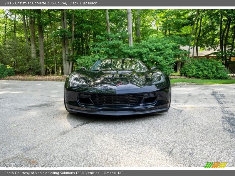 Black / Jet Black 2016 Chevrolet Corvette Z06 Coupe