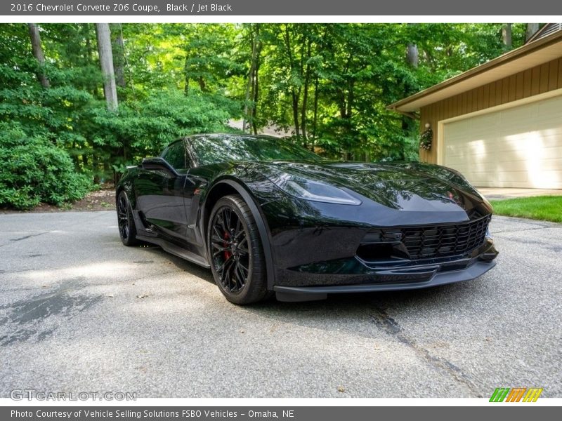Black / Jet Black 2016 Chevrolet Corvette Z06 Coupe