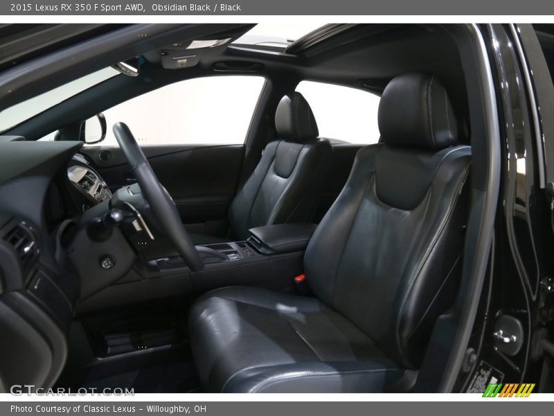 Obsidian Black / Black 2015 Lexus RX 350 F Sport AWD