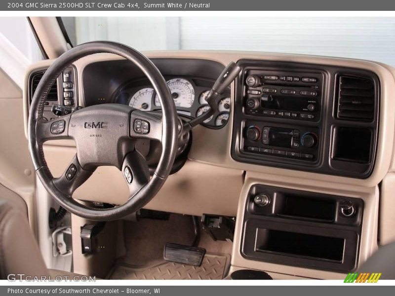 Summit White / Neutral 2004 GMC Sierra 2500HD SLT Crew Cab 4x4