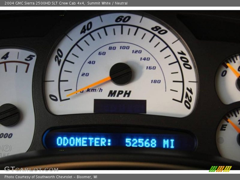 Summit White / Neutral 2004 GMC Sierra 2500HD SLT Crew Cab 4x4