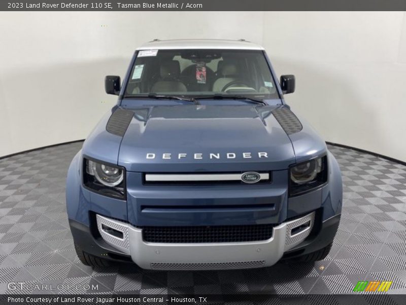 Tasman Blue Metallic / Acorn 2023 Land Rover Defender 110 SE
