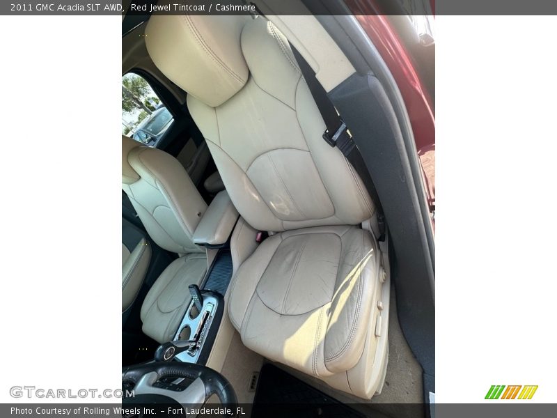 Red Jewel Tintcoat / Cashmere 2011 GMC Acadia SLT AWD